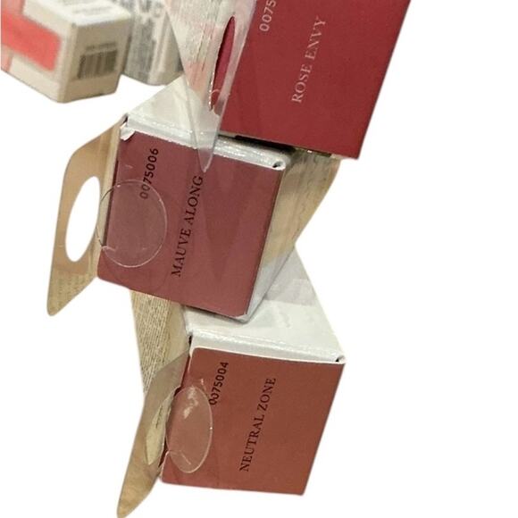 Laura Geller Fine Shine Glossy Lip Oil Trio Rose Mauve Neutral NIB Sealed - Picture 4 of 4